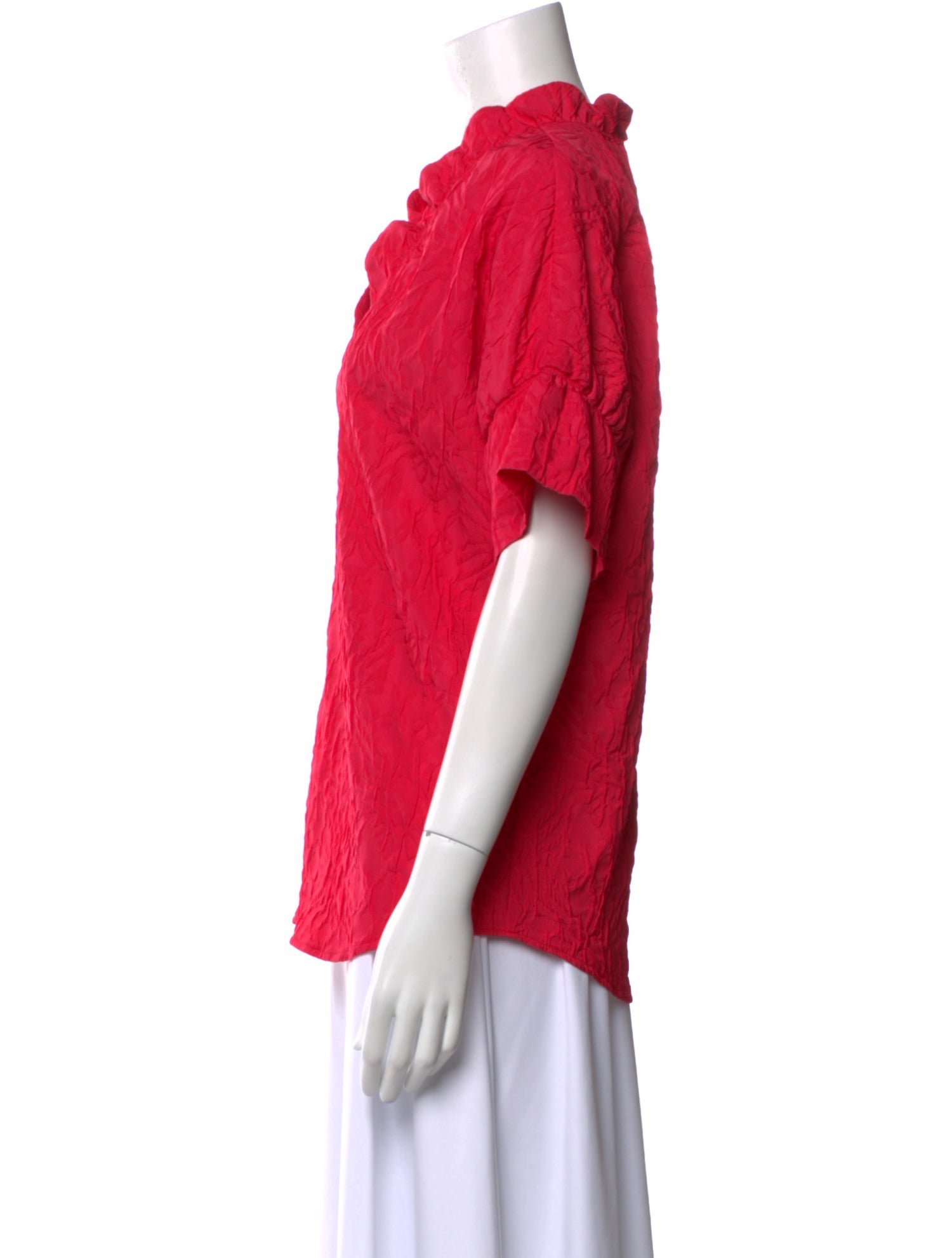 Finley V-Neck Short Sleeve Blouse