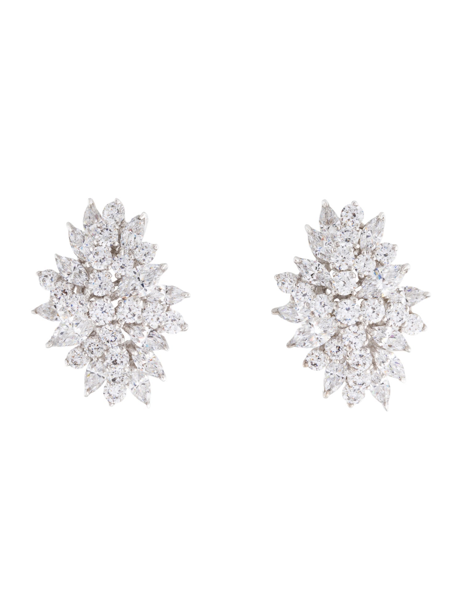 Fantasia by DeSerio Cubic Zirconia Clip-On Earrings