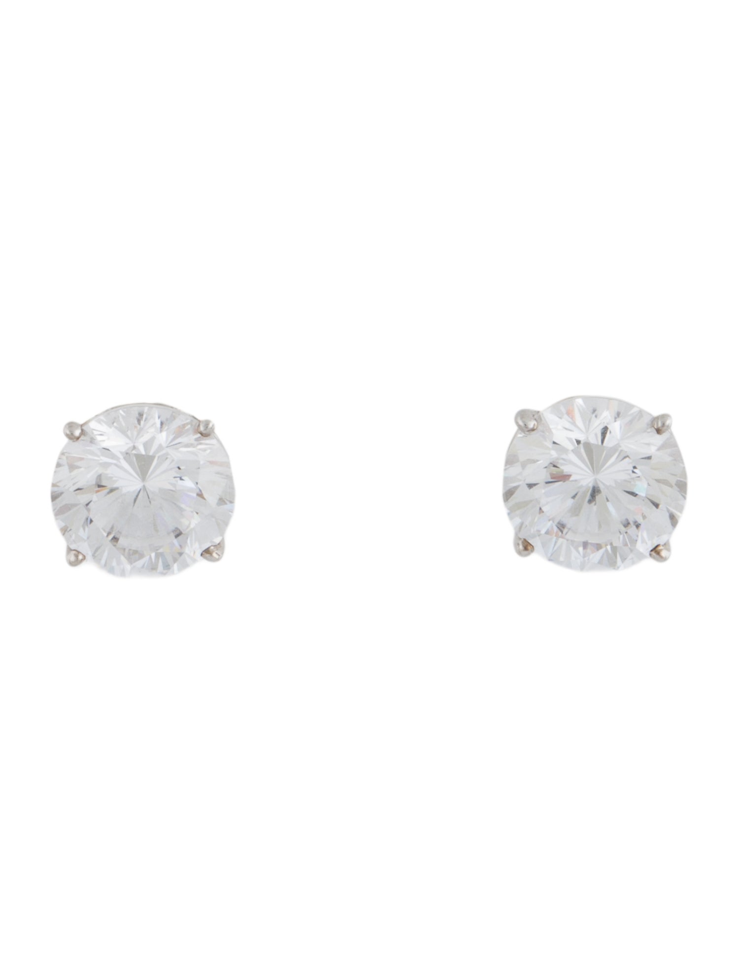 Fantasia by DeSerio 14K Cubic Zirconia Stud Earrings