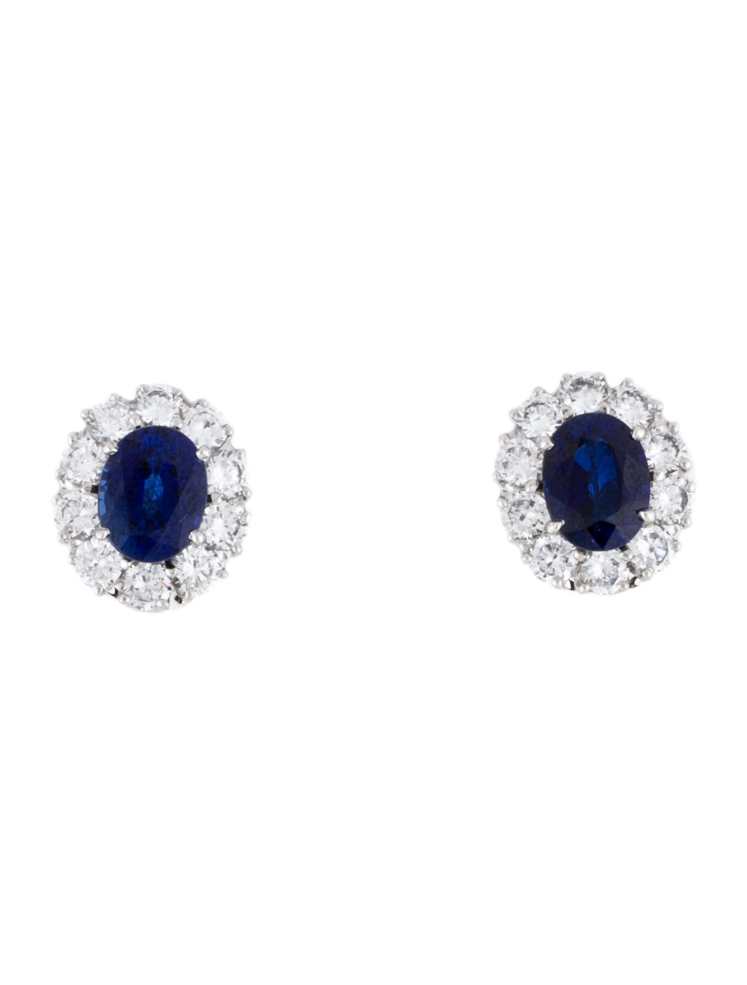 Fantasia by DeSerio Cubic Zirconia & Synthetic Sapphire Earclip Earrings