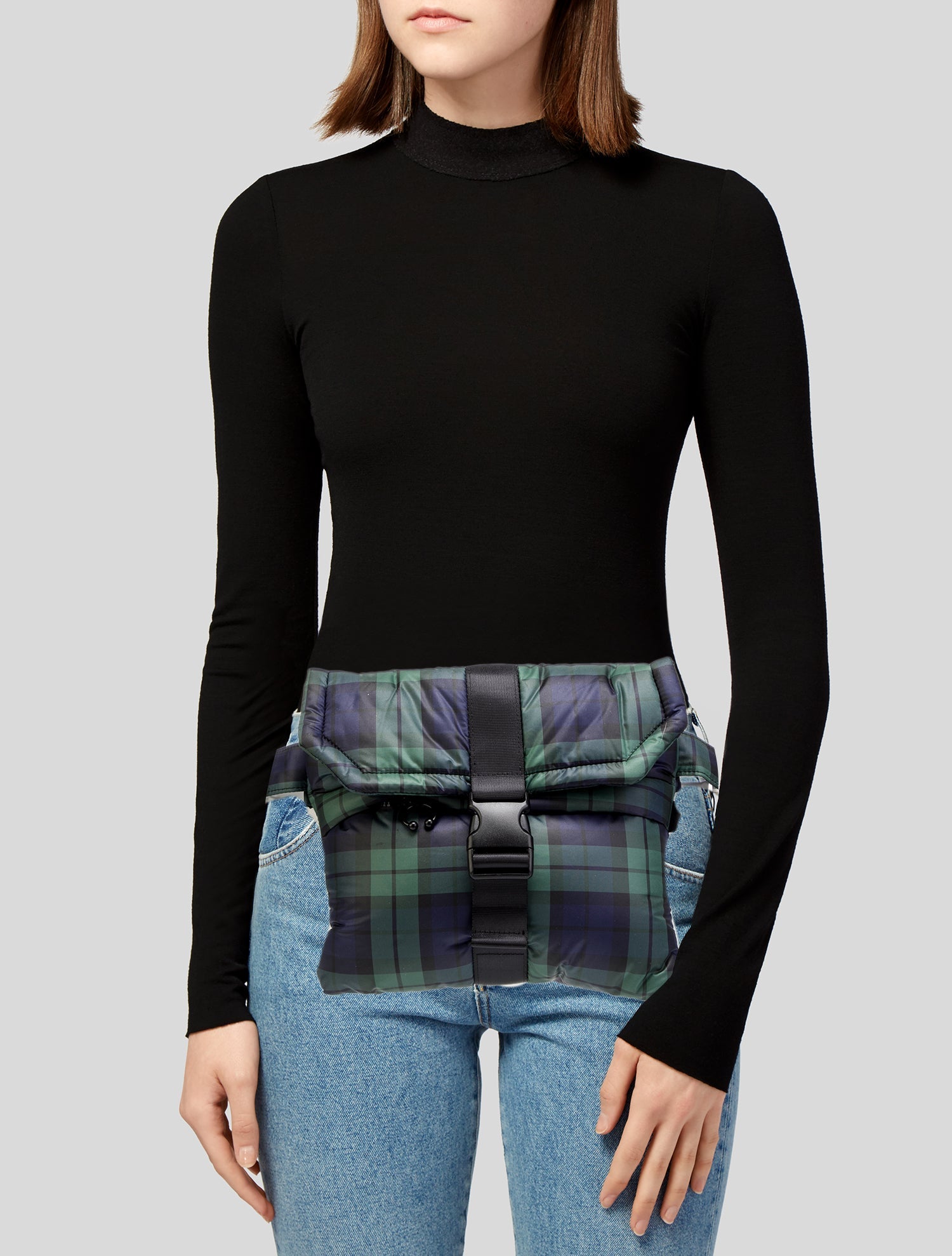 Fenty x Puma Nylon Plaid Waist Bag