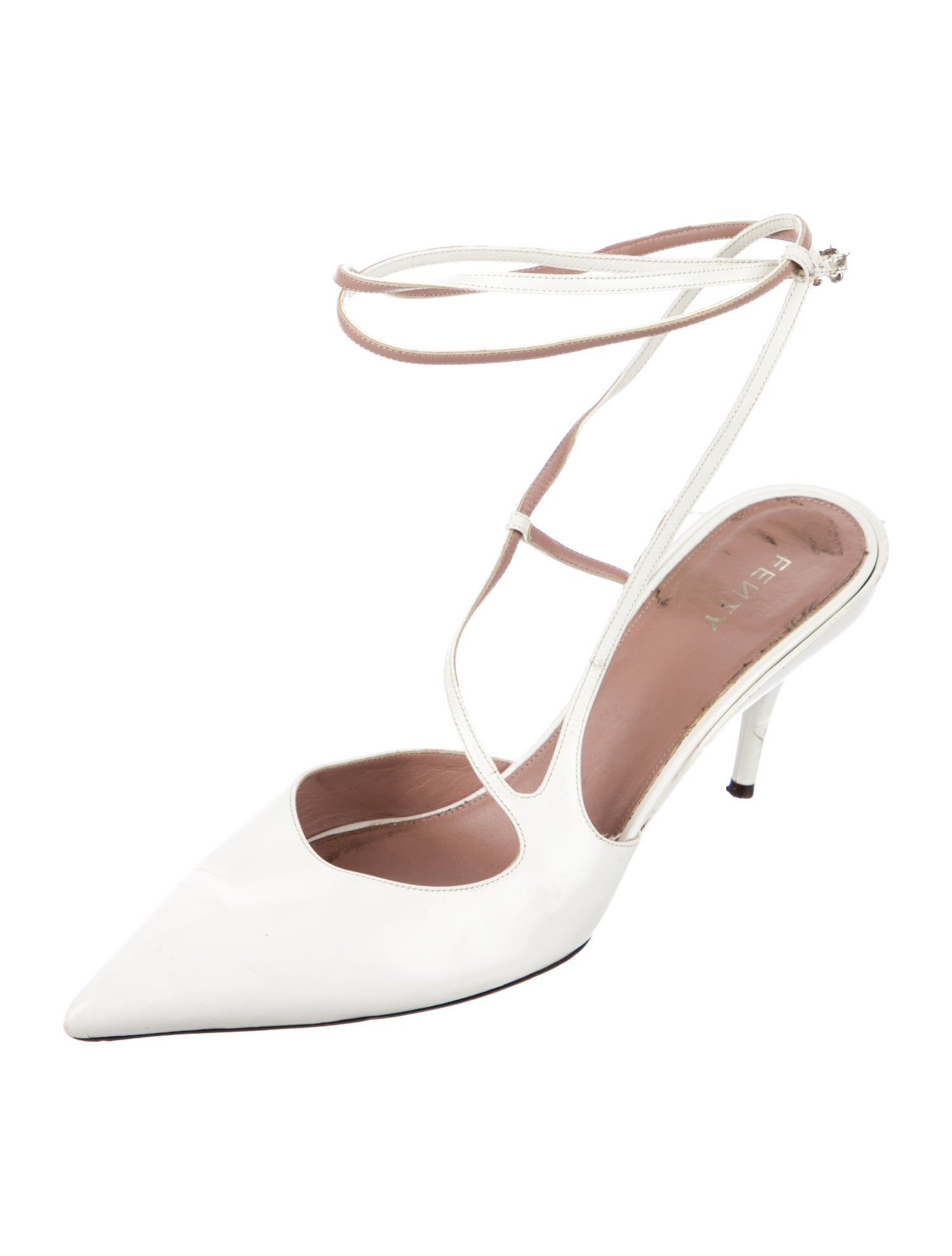 Fenty Leather T-Strap Pumps