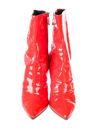 Fenty Patent Leather Lace-Up Boots