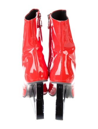 Fenty Patent Leather Lace-Up Boots