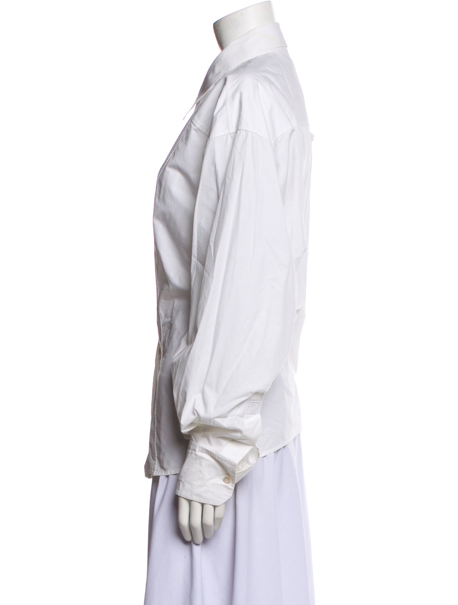 Fenty Long Sleeve Button-Up Top