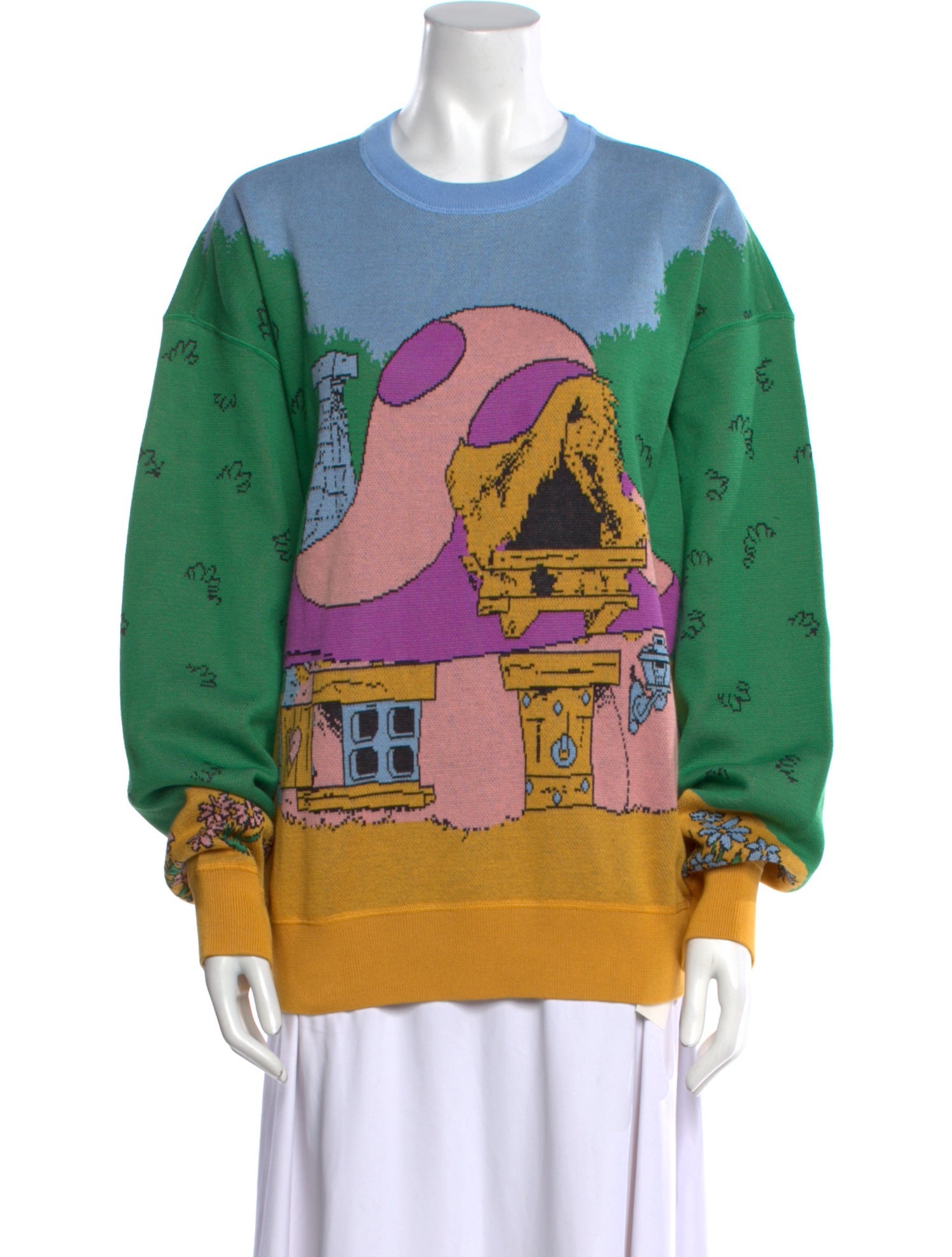 Fenty x Smurfs Graphic Print Sweater w/ Tags