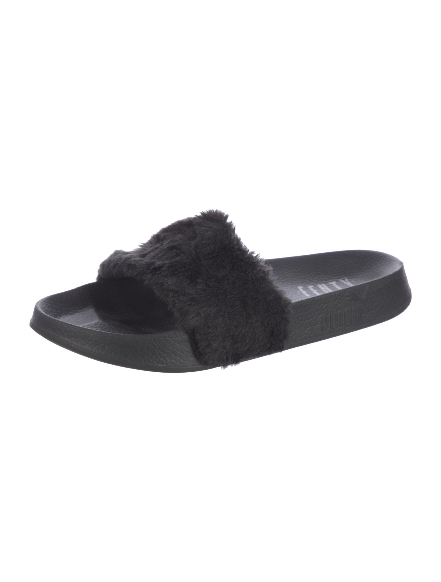 Fenty Faux Fur Slides