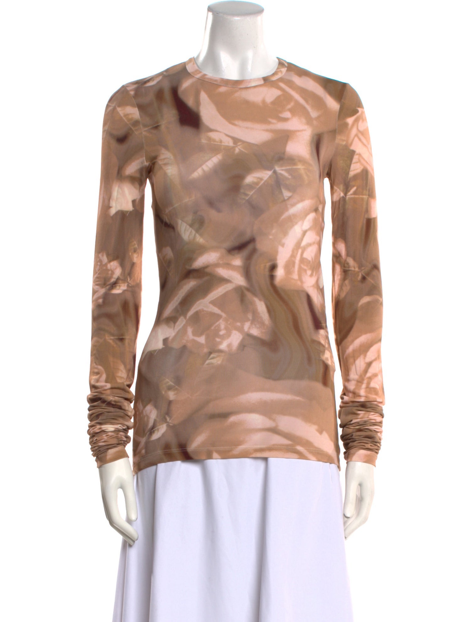 Fenty Printed Crew Neck Blouse w/ Tags