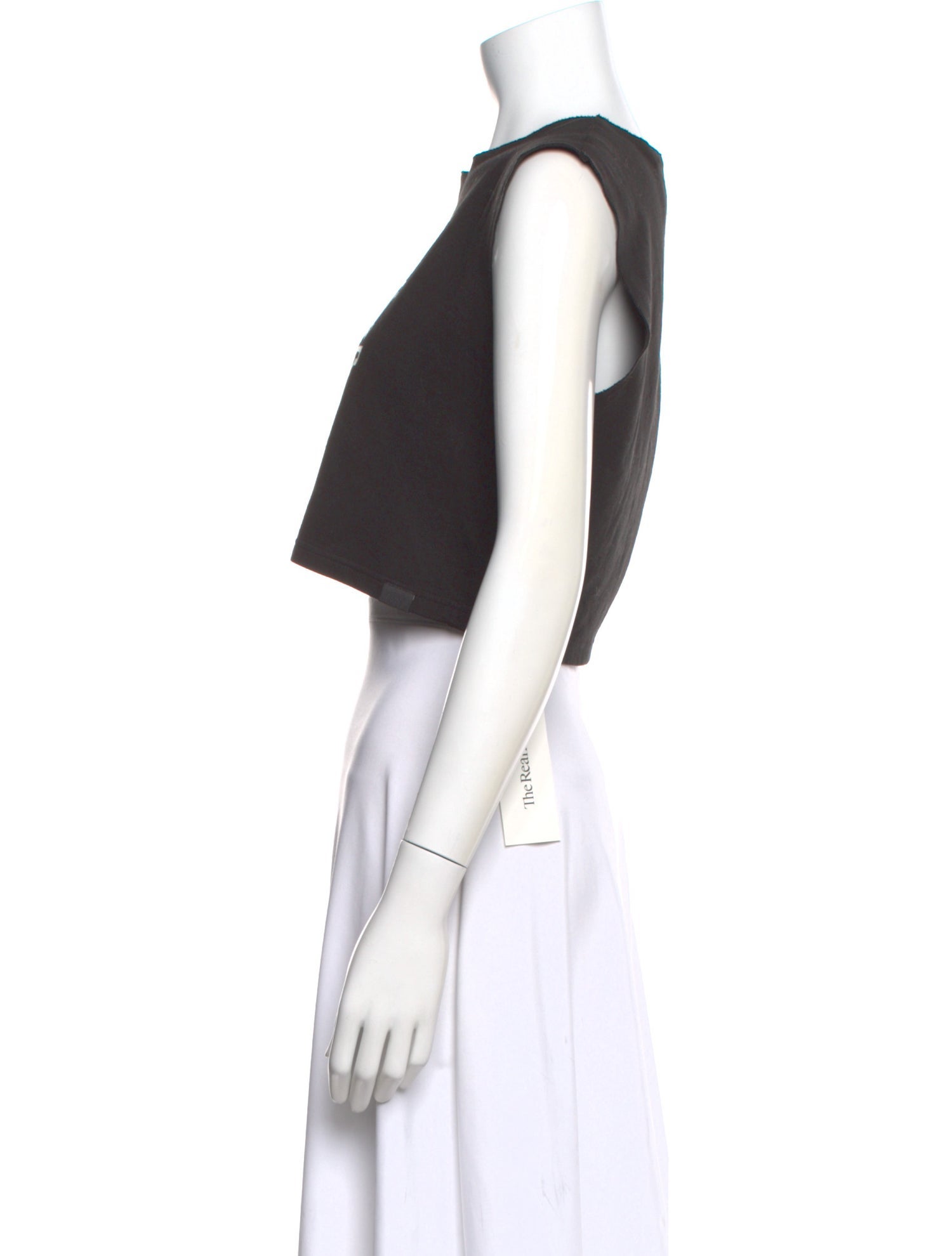 Fenty Graphic Print Crew Neck Crop Top