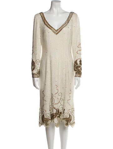 Fabrice New York Dresses Vintage Midi Length Dress US 10 | L