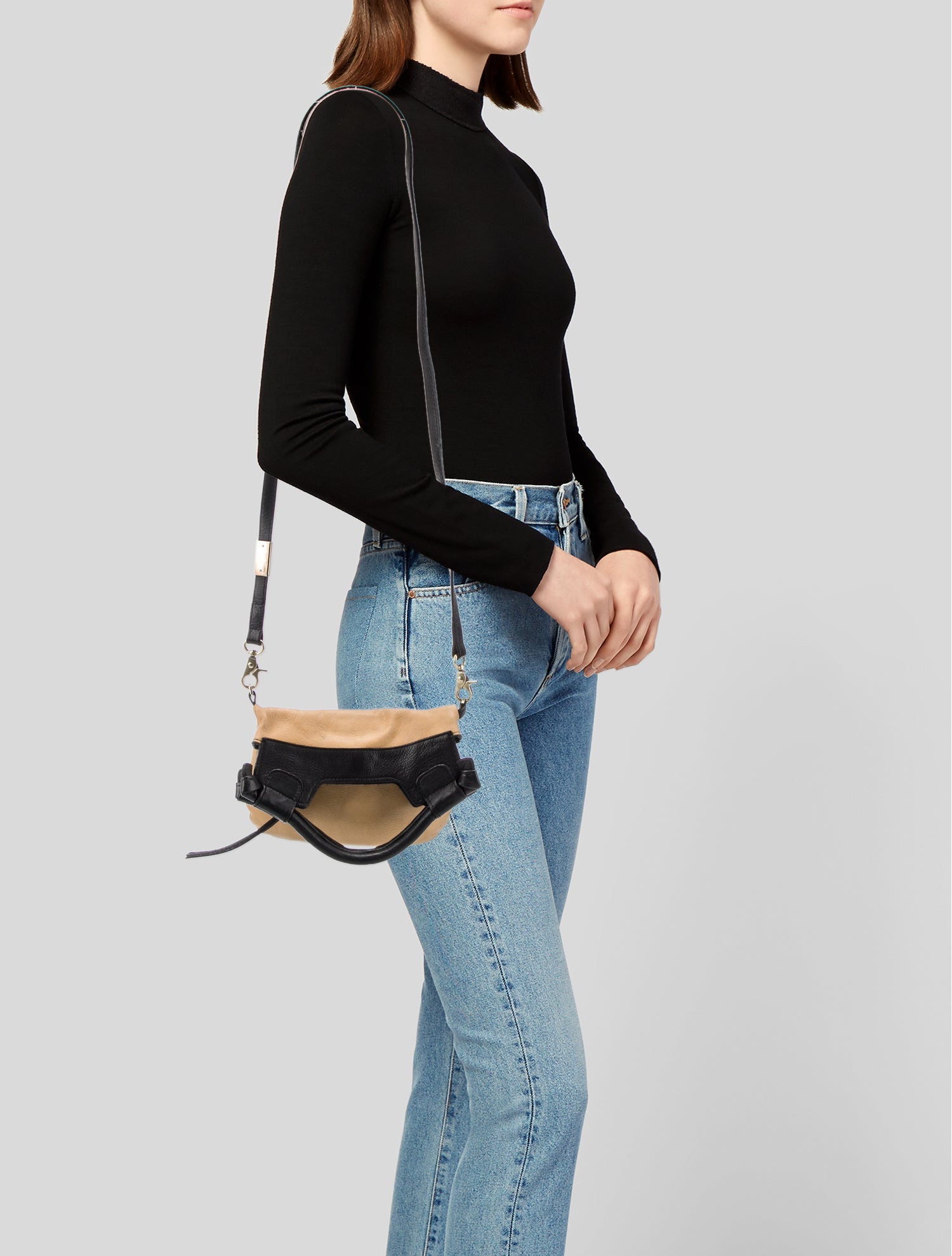 Foley + Corinna Leather Top Handle Bag