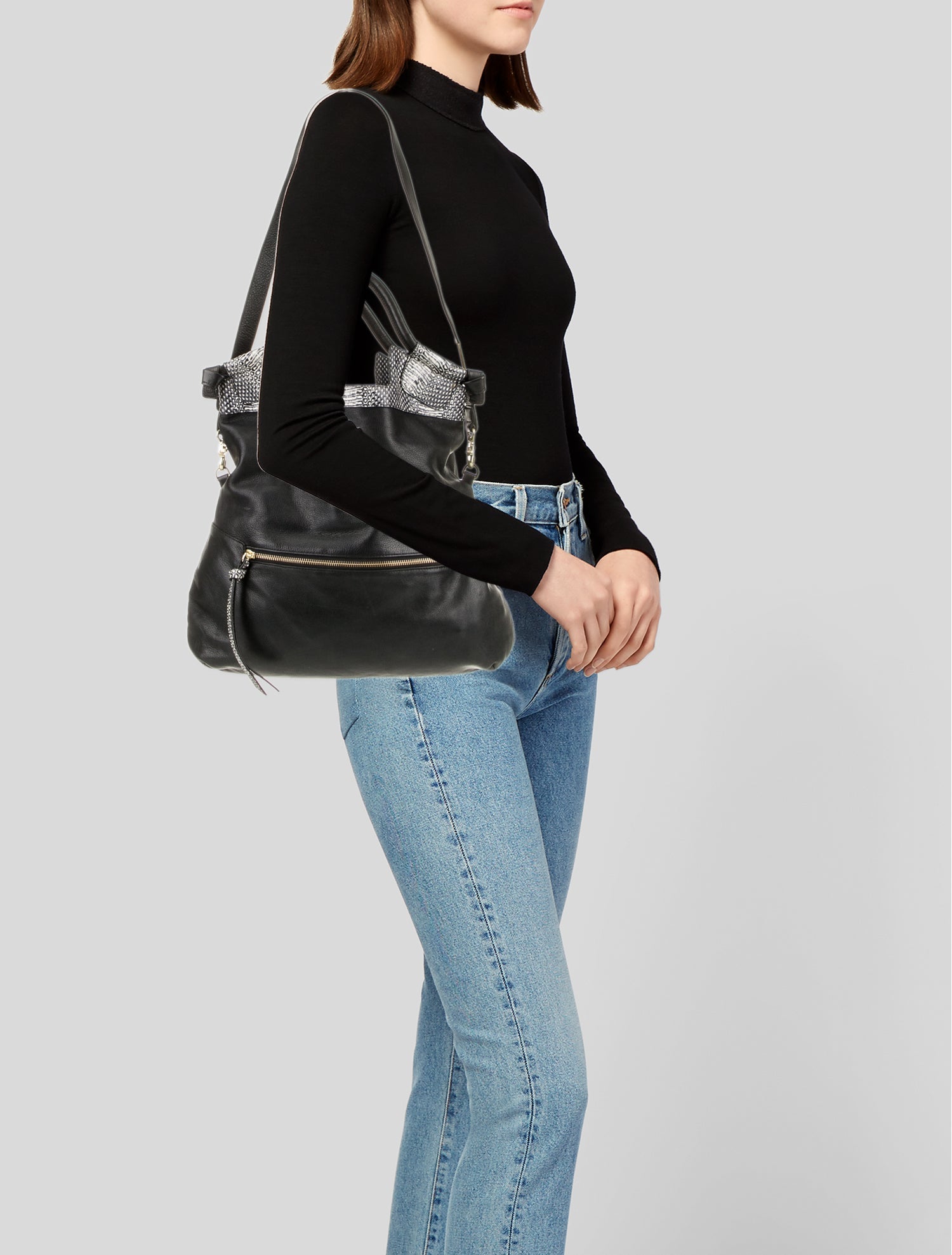 Foley + Corinna Leather Top Handle Bag