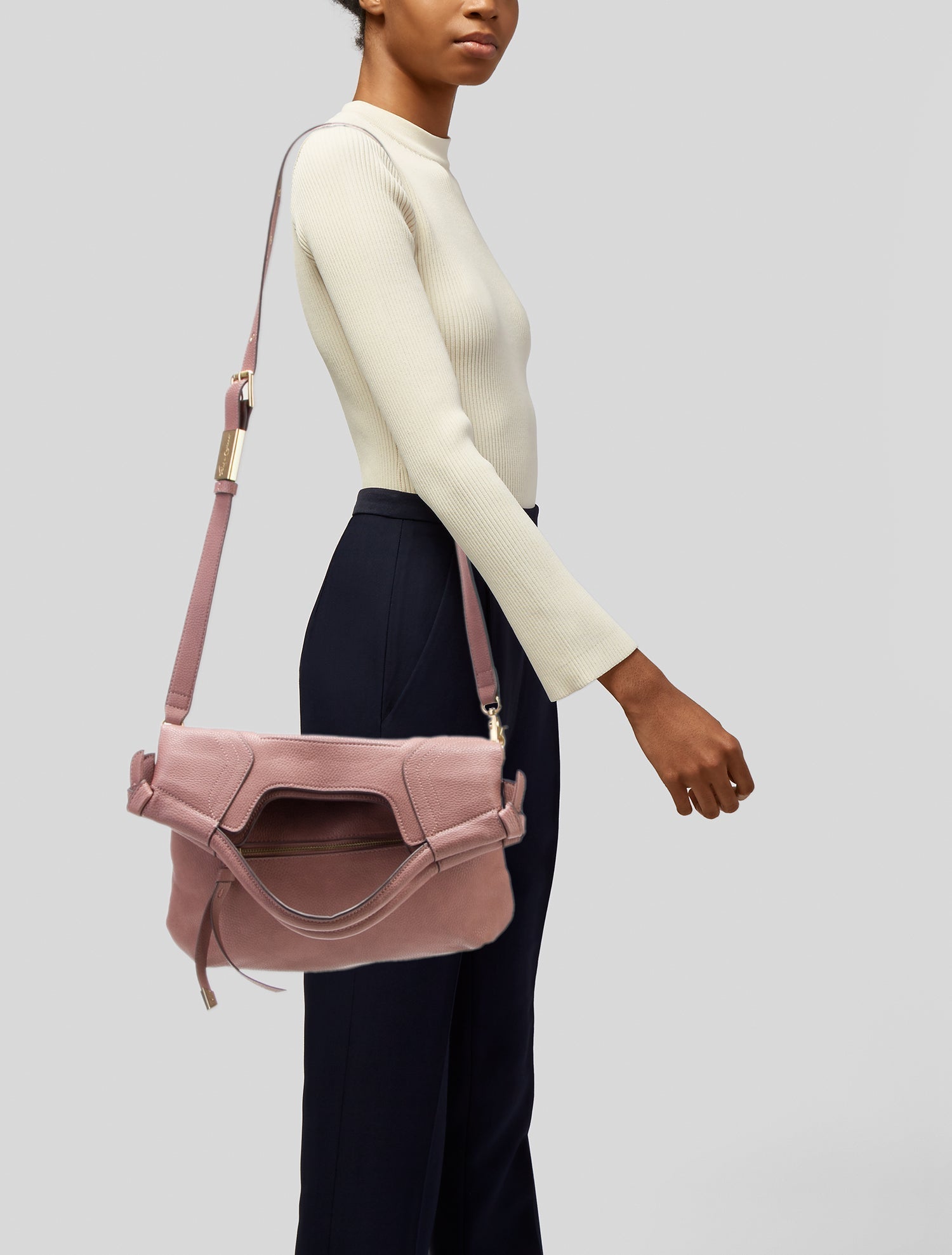 Foley + Corinna Leather Messenger Bag