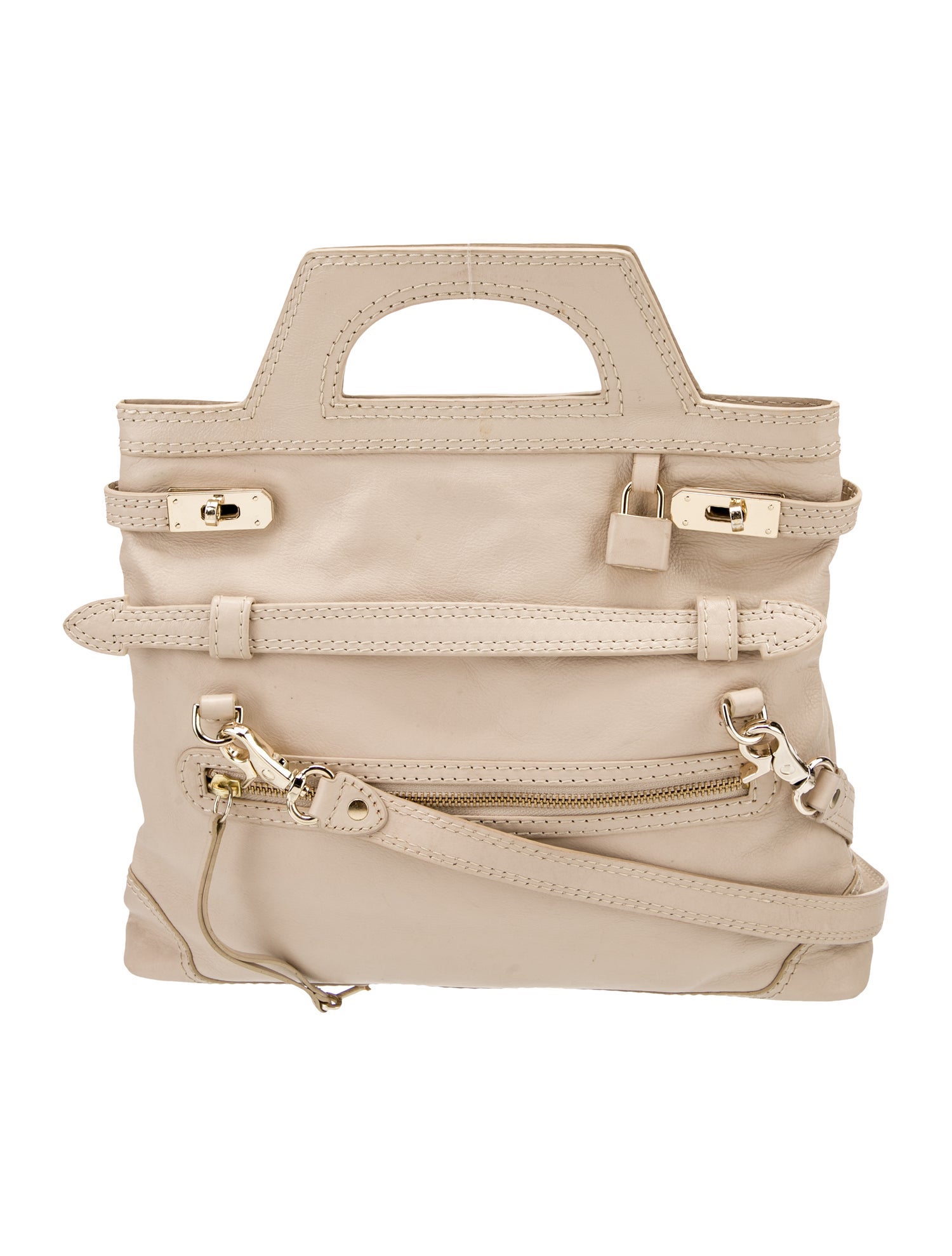 Foley + Corinna Leather Top Handle Bag