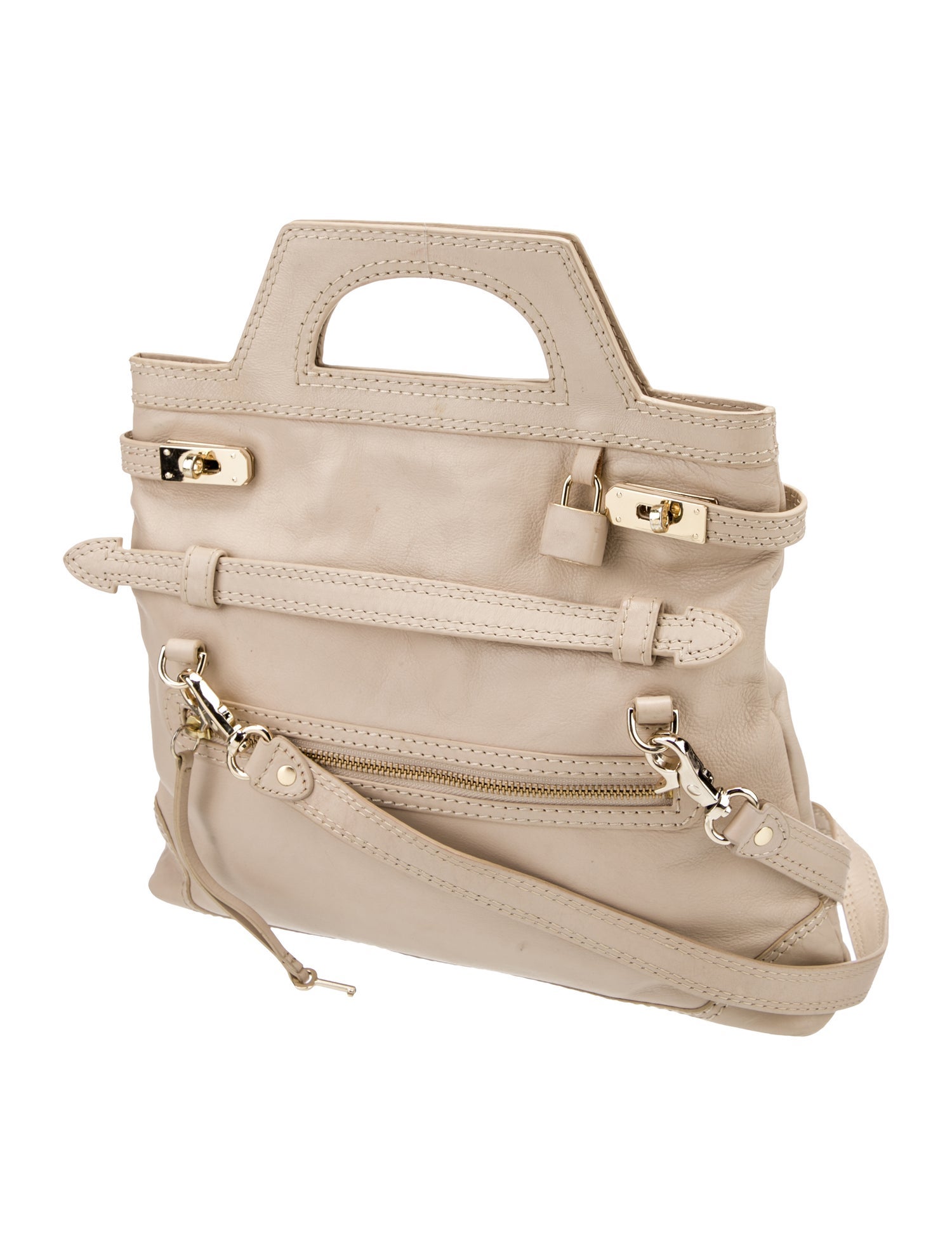Foley + Corinna Leather Top Handle Bag