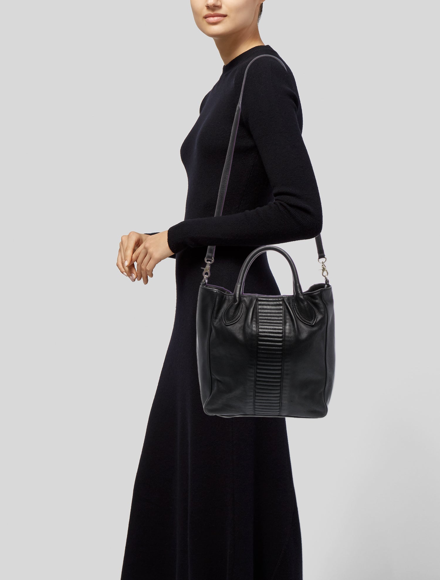 Foley + Corinna Leather Top Handle Bag