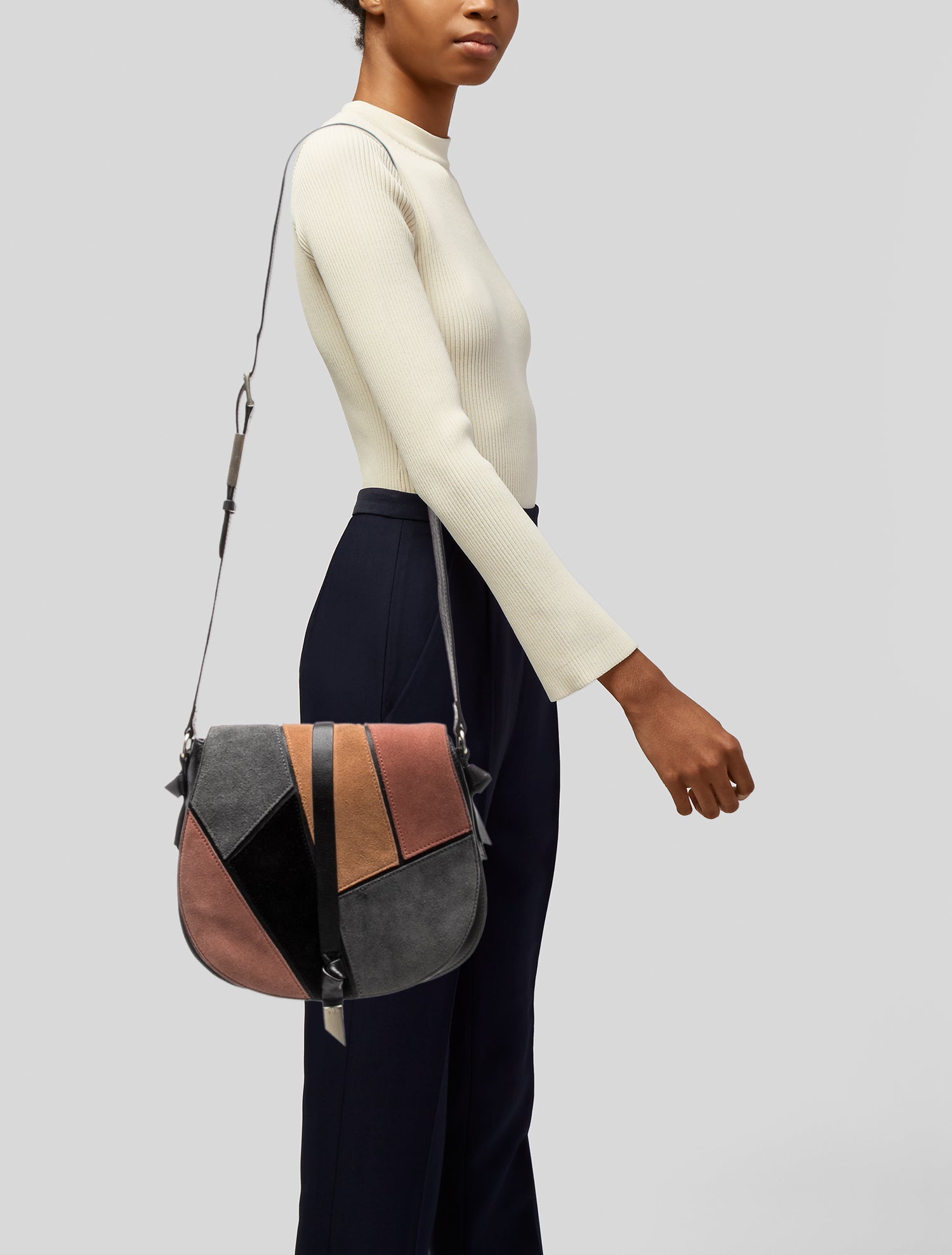 Foley + Corinna Suede Crossbody Bag