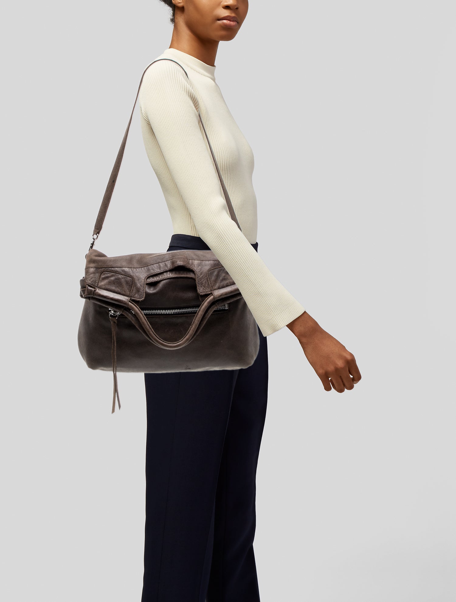 Foley + Corinna Leather Top Handle Bag