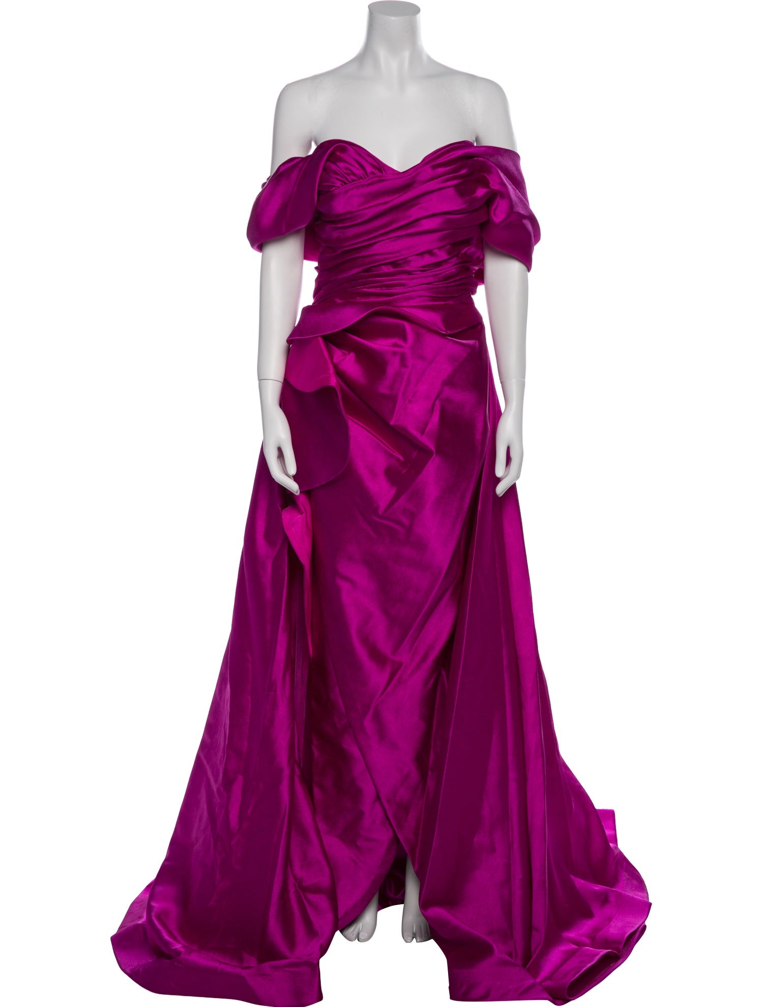 Fouad Sarkis Off-The-Shoulder Long Dress