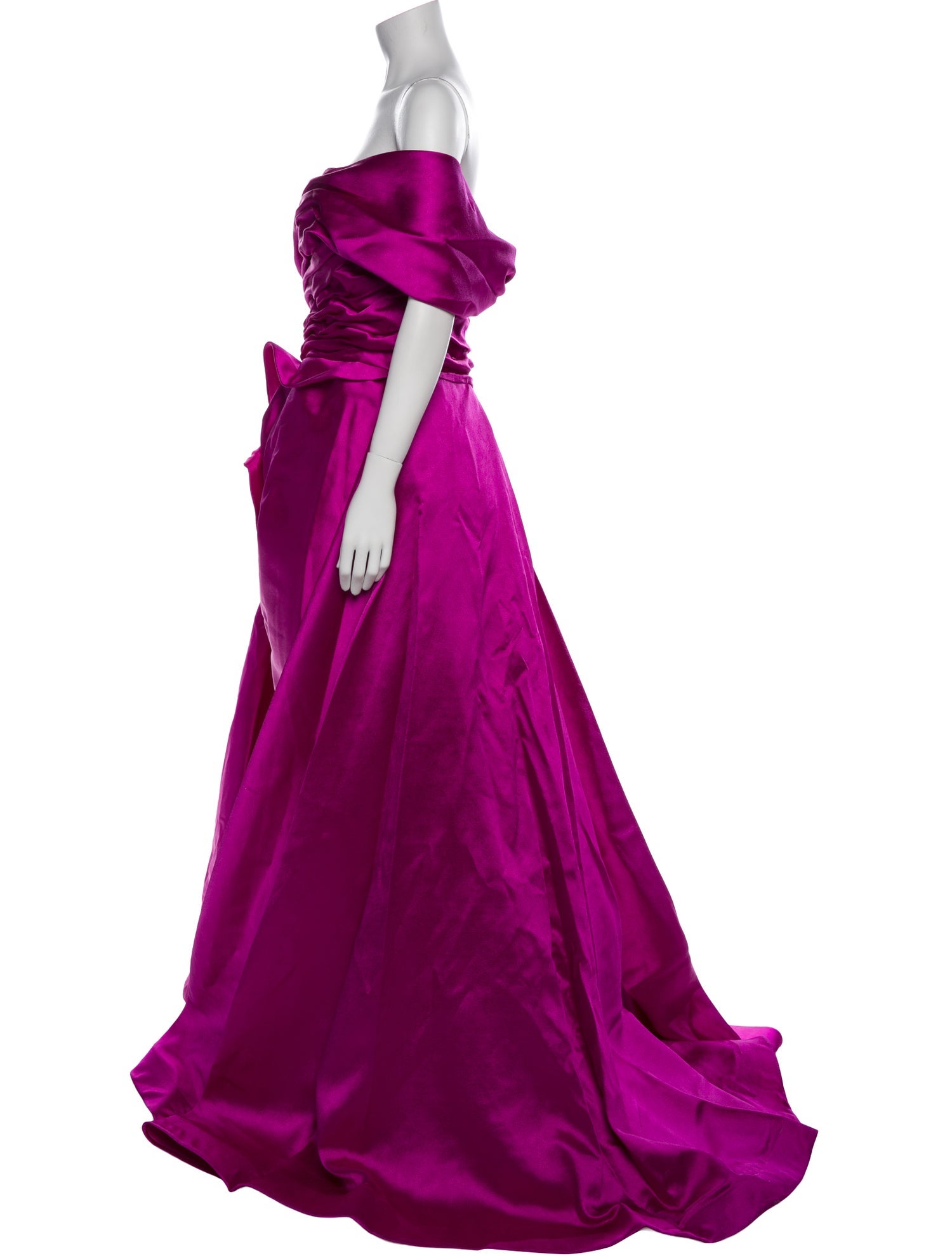 Fouad Sarkis Off-The-Shoulder Long Dress