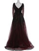 Fouad Sarkis V-Neck Long Dress