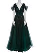 Fouad Sarkis V-Neck Long Dress