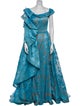 Fouad Sarkis Printed Long Dress