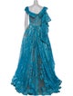 Fouad Sarkis Printed Long Dress