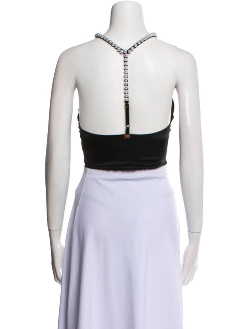 For Love & Lemons x Jaime King V-Neck Sleeveless Crop Top