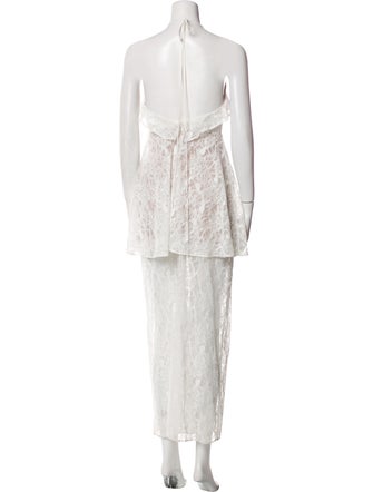 For Love & Lemons x Jaime King Lace Pattern Long Dress