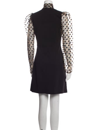 Forever Unique Polka Dot Print Knee-Length Dress