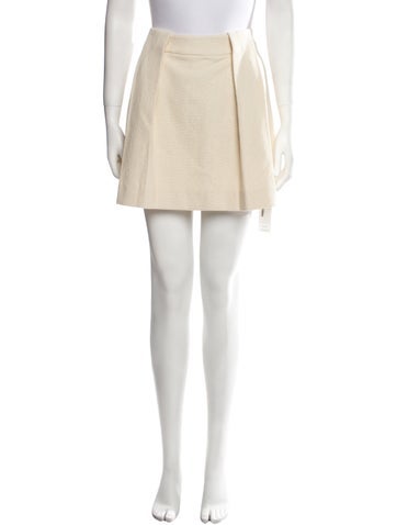 Foemina Skirts Pleated Accents Mini Skirt XL