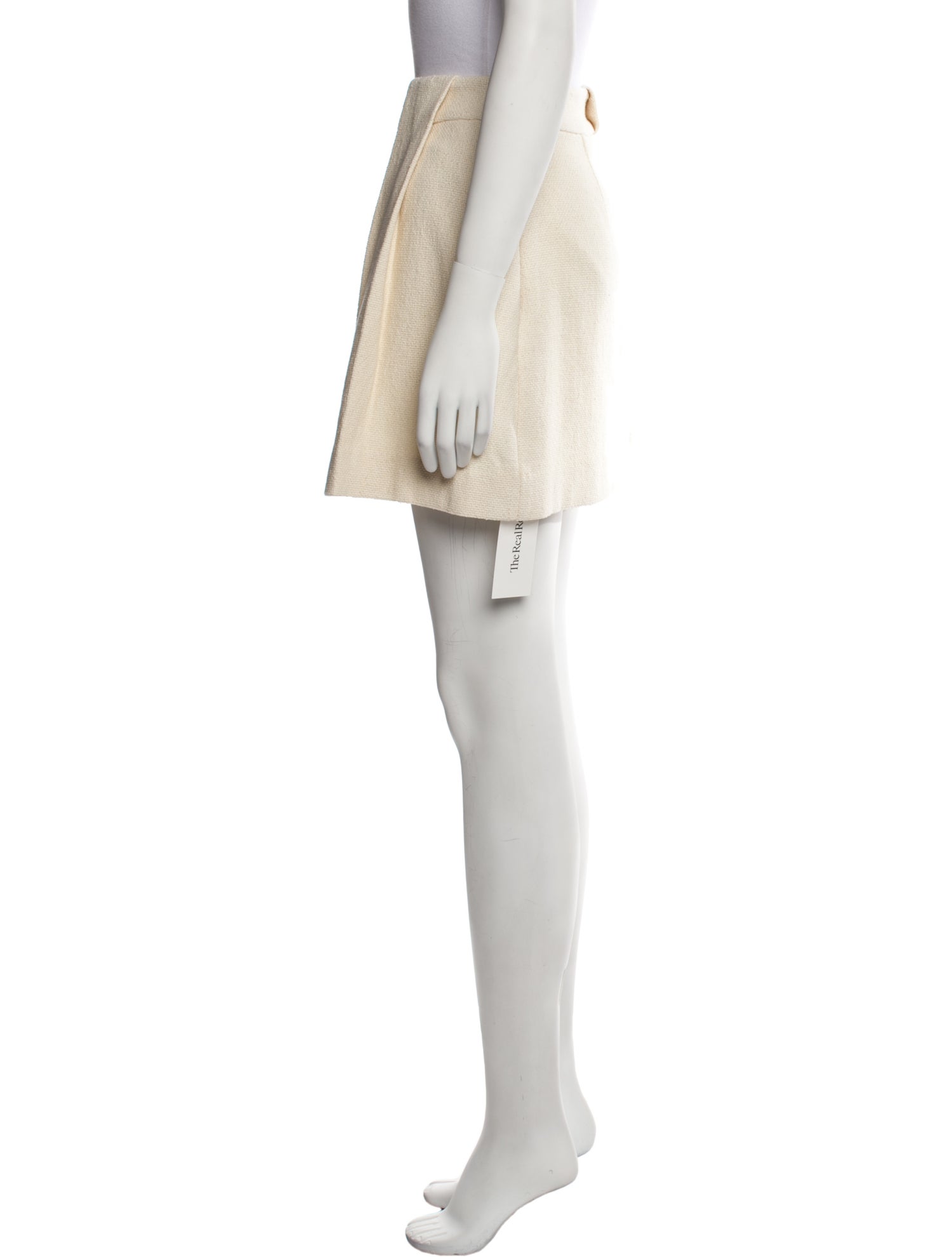 Foemina Pleated Accents Mini Skirt w/ Tags