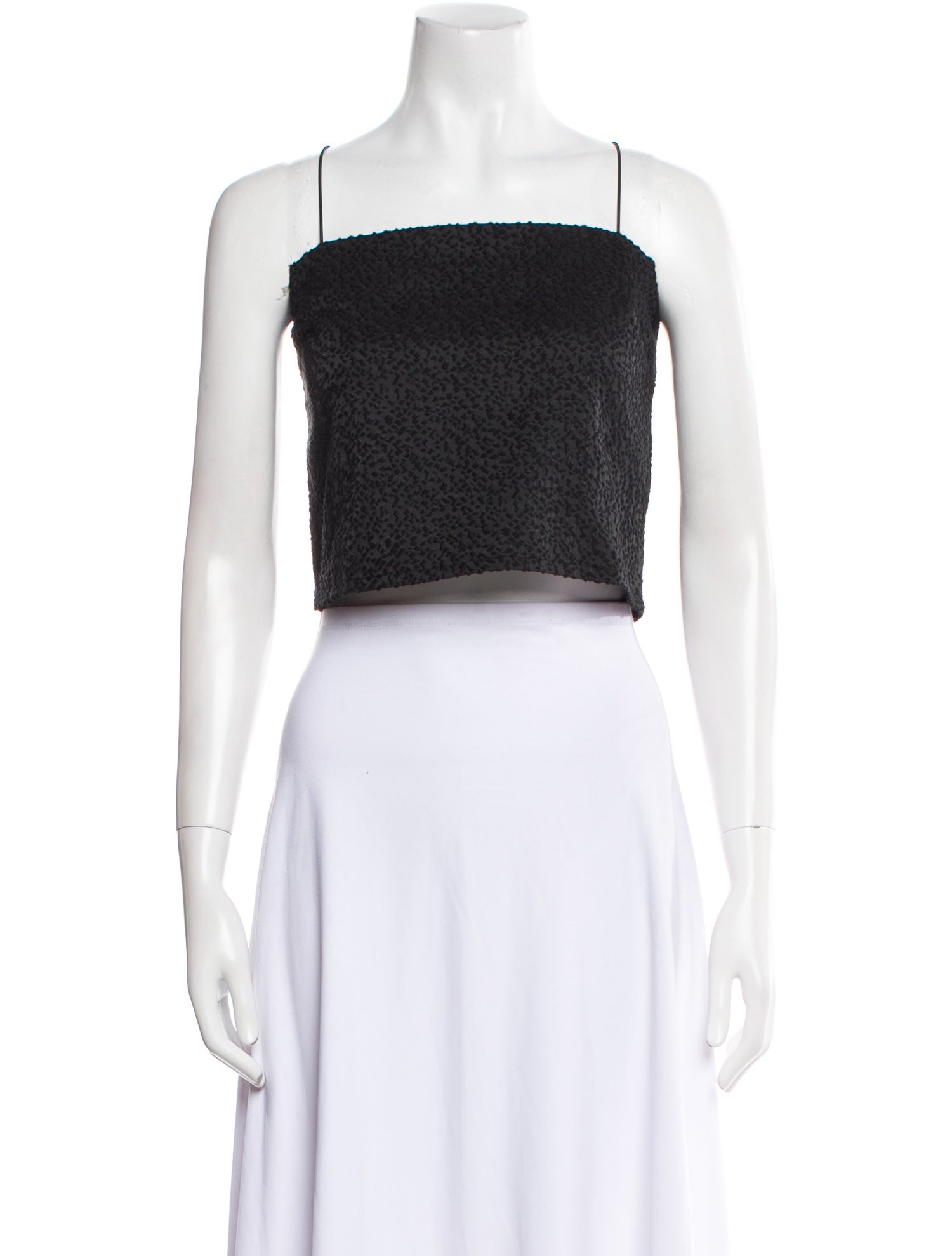 Foemina Square Neckline Sleeveless Crop Top w/ Tags