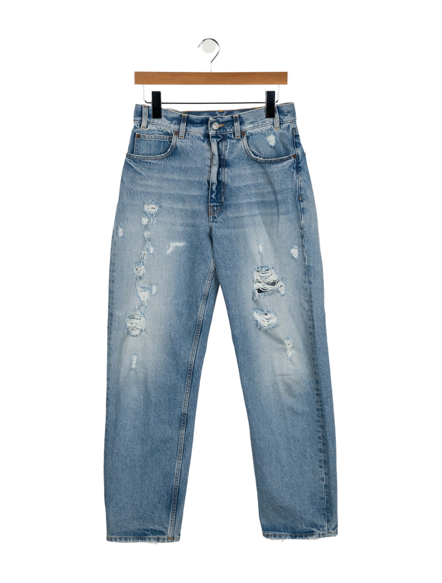 Fortela High-Rise Straight Leg Jeans