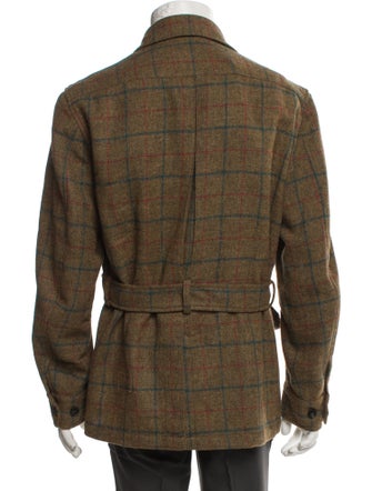 Fortela Plaid Print Utility Jacket