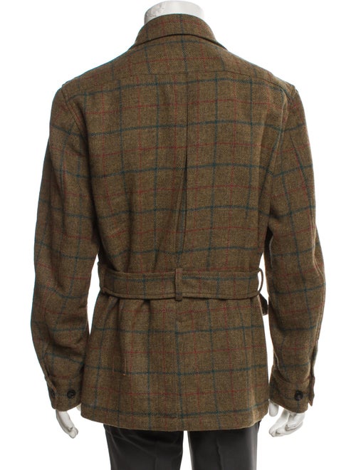 Fortela Plaid Print Utility Jacket