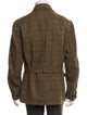 Fortela Plaid Print Utility Jacket