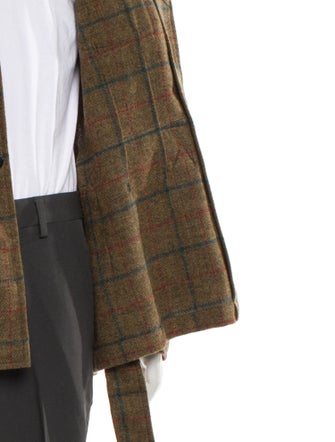 Fortela Plaid Print Utility Jacket