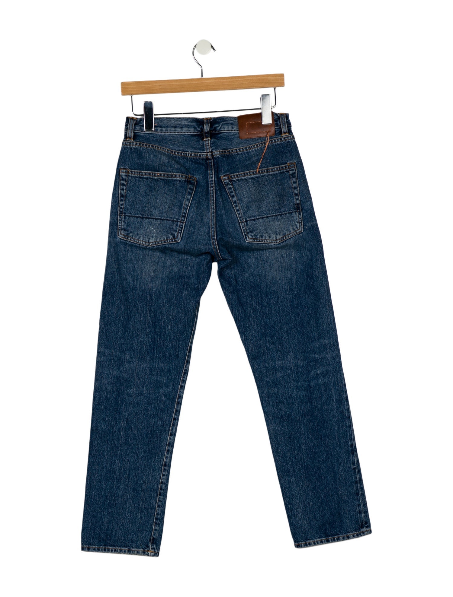 Fortela Mid-Rise Straight Leg Jeans