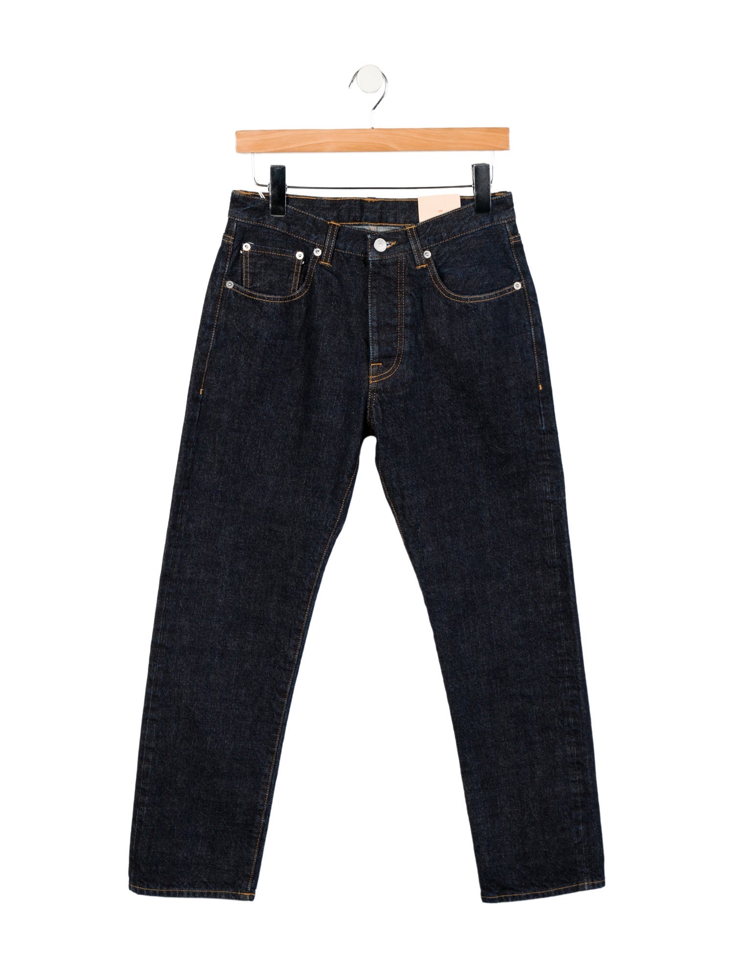 Fortela Mid-Rise Straight Leg Jeans