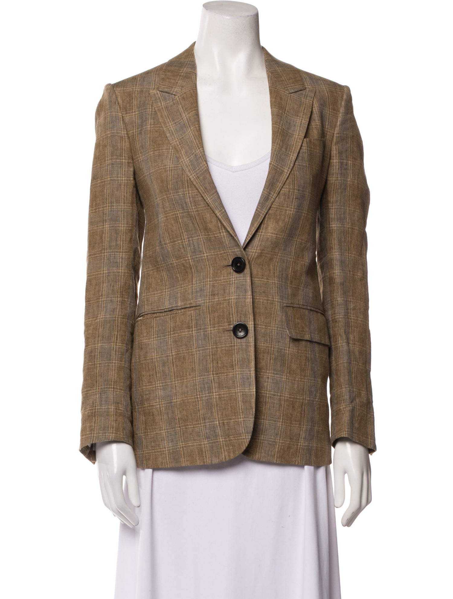 Fortela Linen Printed Blazer