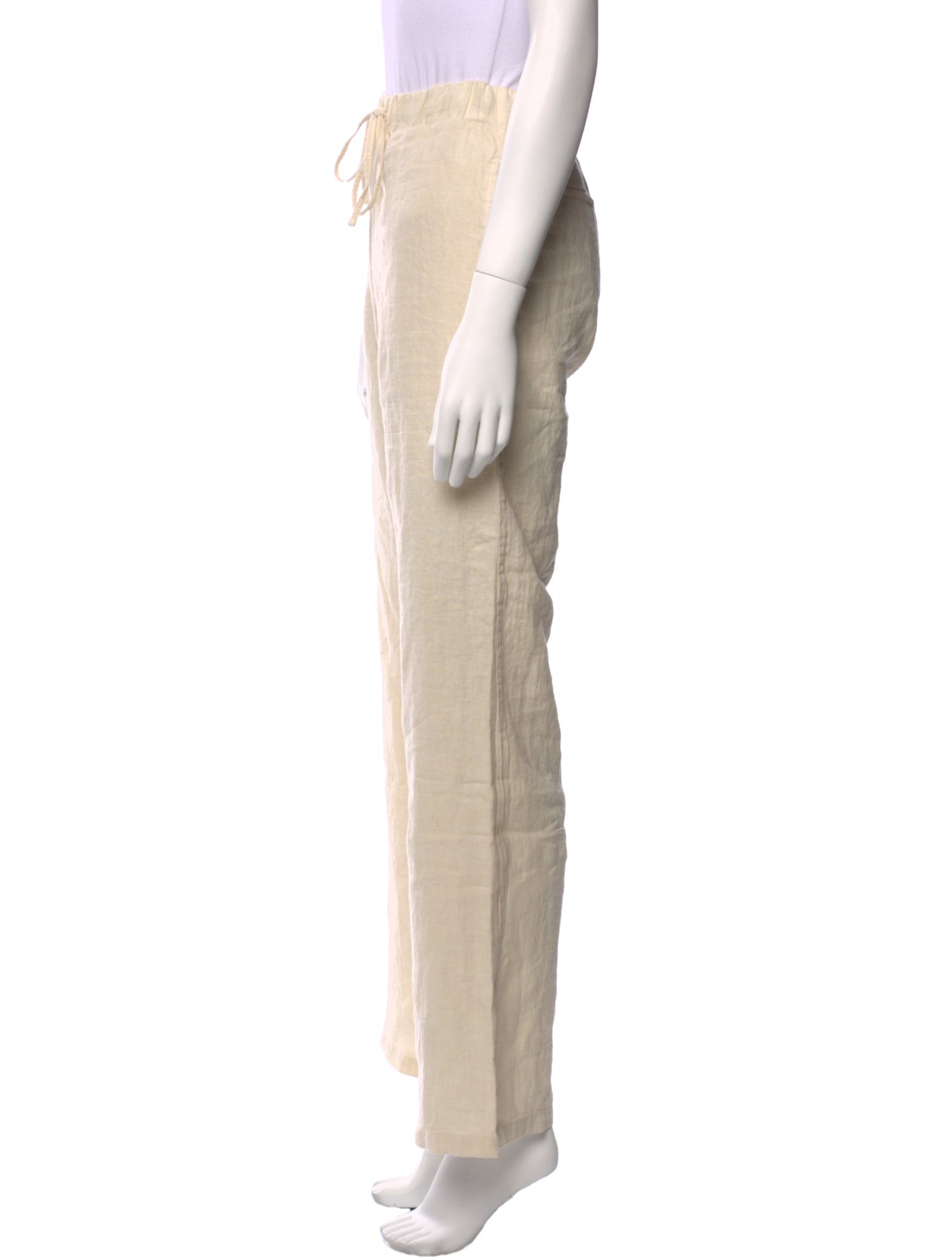 Fortela Linen Wide Leg Pants