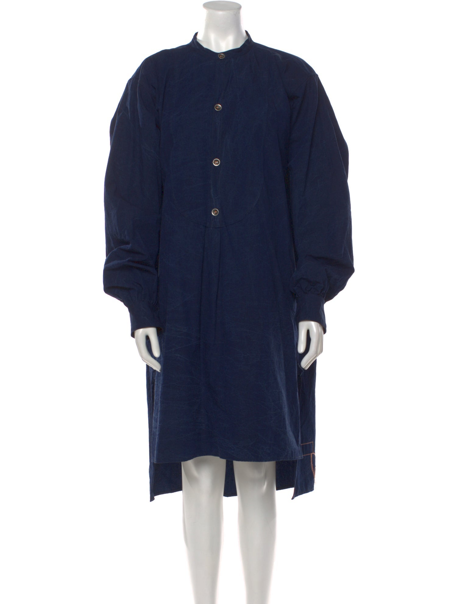 Fortela Mock Neck Midi Length Dress