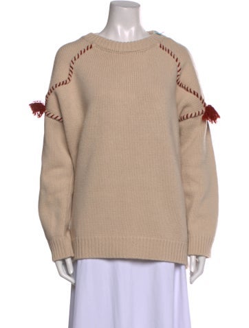 Fortela Knitwear Cashmere Crew Neck Sweater L