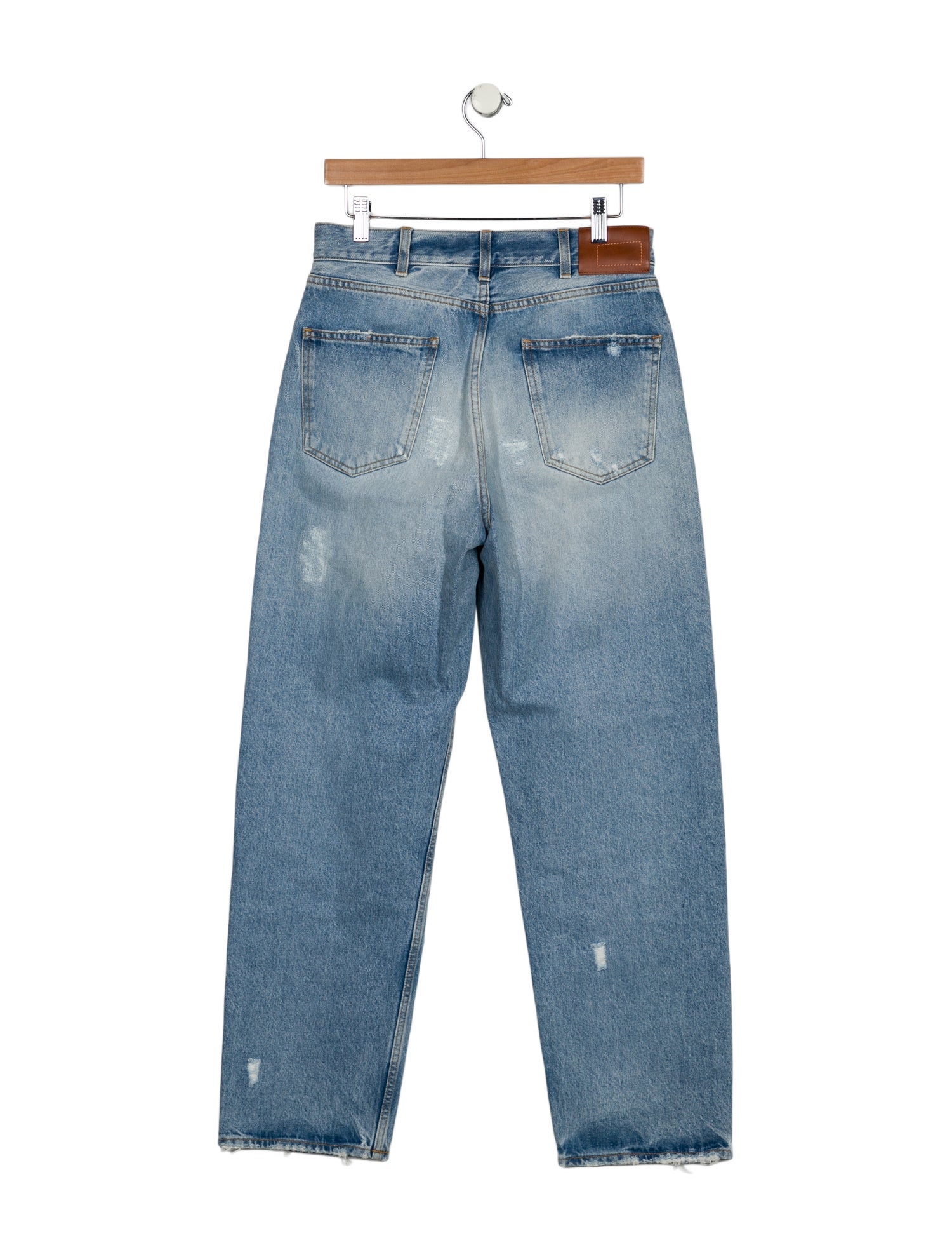 Fortela High-Rise Straight Leg Jeans