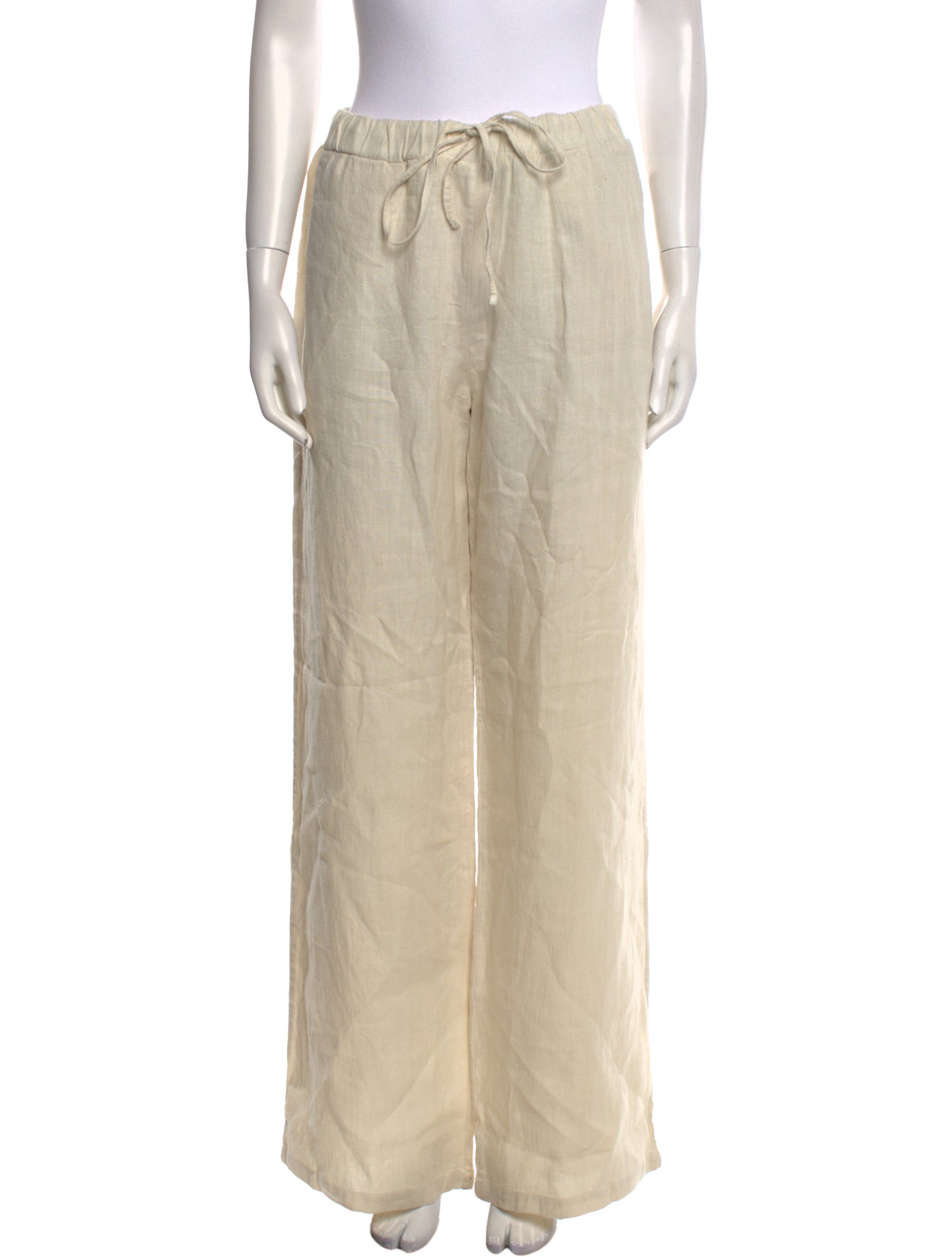 Fortela Linen Wide Leg Pants