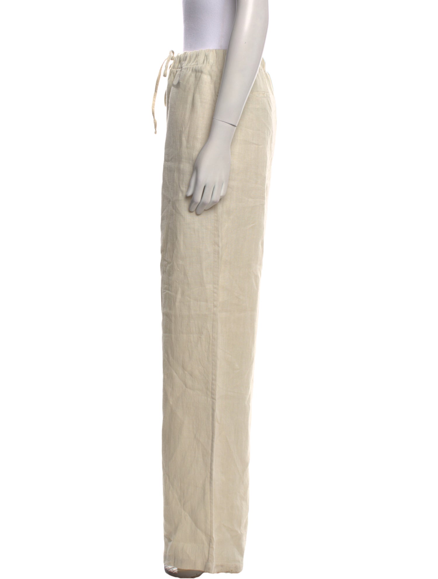 Fortela Linen Wide Leg Pants