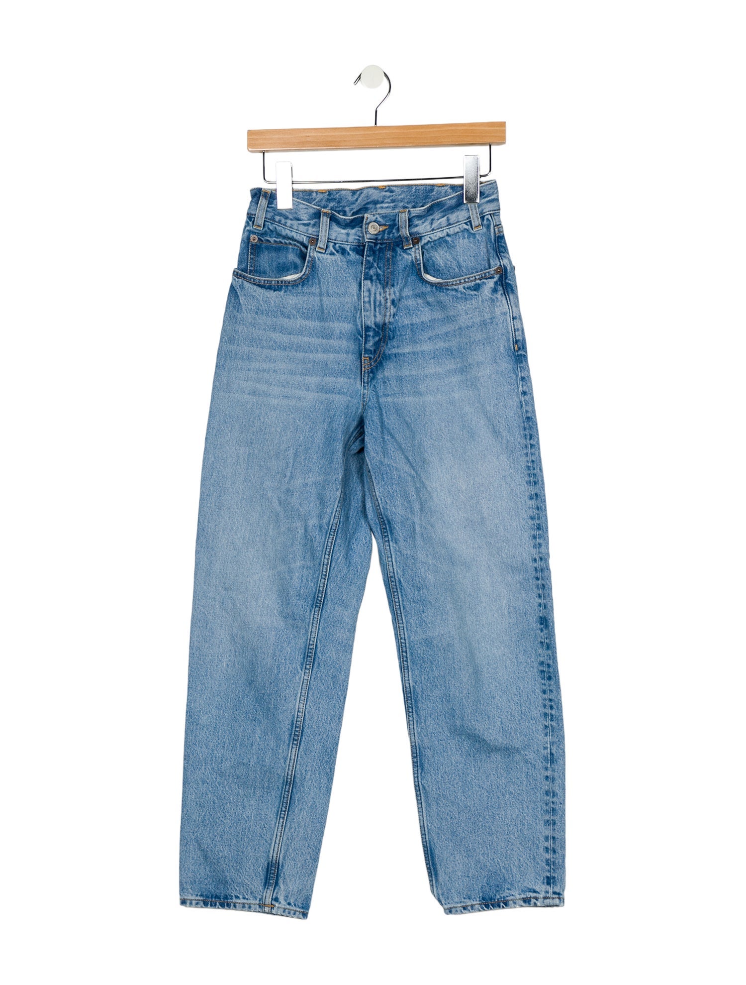 Fortela High-Rise Straight Leg Jeans