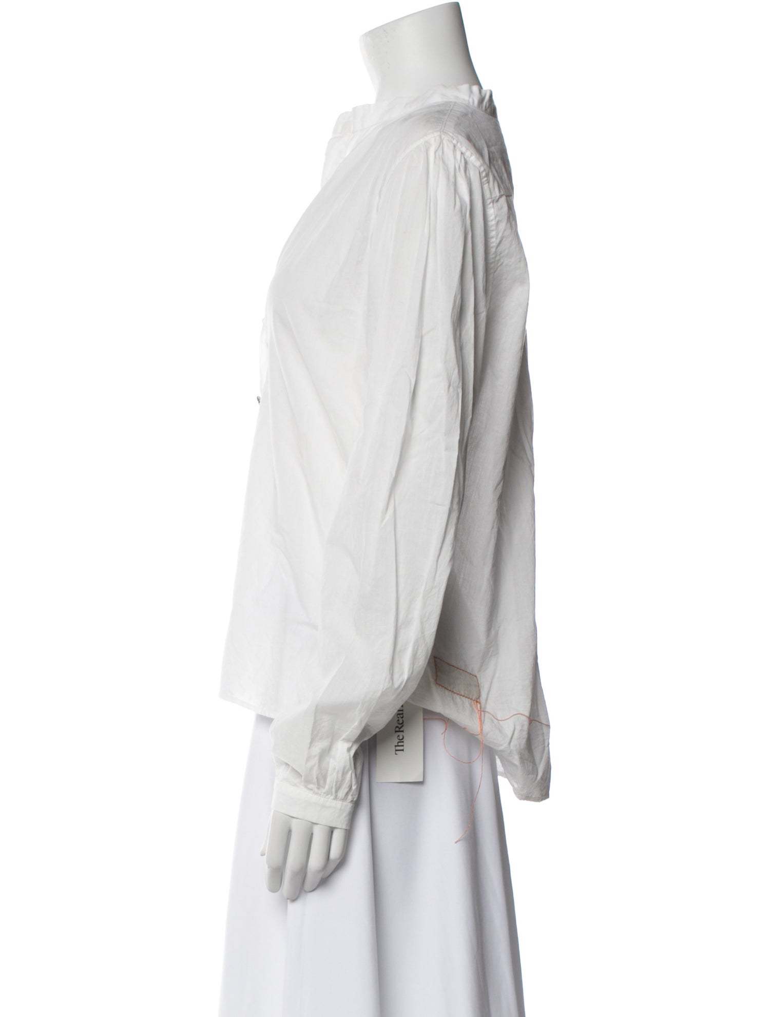 Fortela V-Neck Long Sleeve Blouse